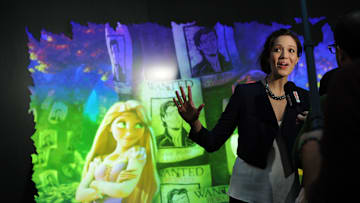 Mandy Moore & Zachary Levi Promote "Tangled" At The Disney Store