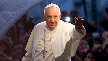 Pope Francis Leads Way Of The Cross On Rio's Copacabana Beach