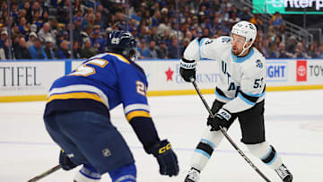 The Utah Mammoth visit St. Louis tonight to face the Blues.