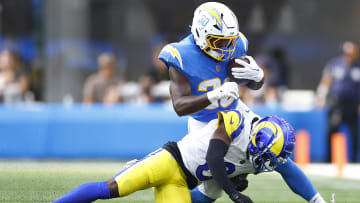 Los Angeles Rams v Los Angeles Chargers, Kimani Vidal, Tre Tomlinson
