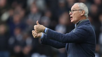 Ranieri on the touchline