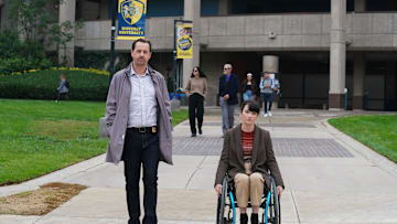 “Higher Education” – NCIS investigates the death of a college student who was killed while running across the street and had connections to McGee’s wife, Delilah (Margo Harshman), on the CBS Original series NCIS, Monday, Dec. 5 (9:00-10:00 PM, ET/PT) on the CBS Television Network and available to stream live and on demand on Paramount+*. Pictured: Sean Murray as Special Agent Timothy McGee and Margo Harshman as Delilah Fielding. Photo: Sonja Flemming/CBS ©2022 CBS Broadcasting, Inc. All Rights