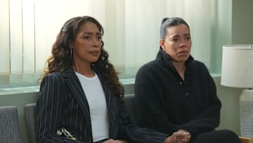 9-1-1 LONE STAR: L-R: Gina Torres and Brianna Baker in the "Naked Truth" episode of 9-1-1 LONE STAR airing Monday, Nov 4 (8:00-9:02 PM ET/PT) on FOX. © 2024 Fox Media LLC