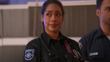 9-1-1 LONE STAR: Gina Torres in the "Donors" episode of 9-1-1 LONE STAR airing Tuesday, May 2 (8:00-9:01 PM ET/PT) on FOX. © 2023 Fox Media LLC. CR: Kevin Estrada/FOX.