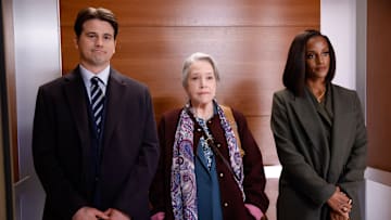 “Rome, in a Day” – As Matty settles into her new role at Jacobson Moore, Olympia and the aptly nicknamed “Team You Three” (Matty, Billy and Sarah) take on a lawsuit involving a developmentally delayed teenager whose family claims he’s been wrongly accused of murder. Also, Olympia and Julian disagree on a parenting matter, on MATLOCK, Thursday, Oct. 17 (9:00-10:00 PM, ET/PT) on the CBS Television Network, and streaming on Paramount+ (live and on demand for Paramount+ with SHOWTIME subscribers, or