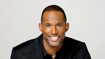 Lawrence Saint Victor "The Bold and the Beautiful" Set Gallery Shoot
