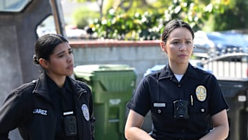 THE ROOKIE - ÒA Hole in the WorldÓ - The team investigates a pattern of kidnappings which leads them to a discovery that hits close to home with one of their own. Meanwhile, Lucy and TimÕs relationship is put to the test as they begin to feel the hard hours of their jobs. TUESDAY, MARCH 28 (8:00-9:00 p.m. EDT), on ABC. (ABC/John Fleenor)
LISSETH CHAVEZ, MELISSA O'NEIL