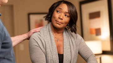 9-1-1 - “Buzzkill” - The 118 team battles an “un-bee-lievable” emergency when a trailer with millions of bees crashes on the streets of Los Angeles, unleashing a swarm. THURSDAY, SEPT. 26 (8:00-9:00 p.m. EDT) on ABC. (Disney/Christopher Willard) 
ANGELA BASSETT
