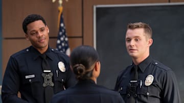 THE ROOKIE - ÒThe ShotÓ - Now recovering from a gunshot wound and feeling the effects of his age, John and the team welcome two new rookies and continue the hunt for two dangerous inmates with very personal vendettas following their prison escape. TUESDAY, JAN. 7 (10:00-11:00 p.m. EST) on ABC. 
DERIC AUGUSTINE, PATRICK KELEHER