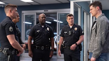 THE ROOKIE - “Mutiny And The Bounty” - The team helps Skip Tracer Randy when his new love interest is kidnapped. Meanwhile, Angela and Nyla enlist their moms to help catch a con artist, and Wesley is threatened to drop a case. TUESDAY, MAY 6 (9:00-10:01 p.m. EDT) on ABC. ERIC WINTER, DERIC AUGUSTINE, RICHARD T. JONES, NATHAN FILLION, FLULA BORG