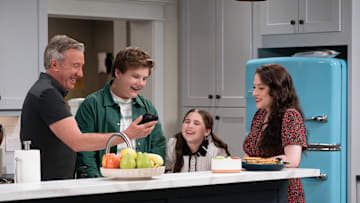 SHIFTING GEARS -  WEDNESDAY, JAN. 8 (8:00-8:30 p.m. EST) on ABC. TIM ALLEN, MAXWELL SIMKINS, BARRETT MARGOLIS, KAT DENNINGS