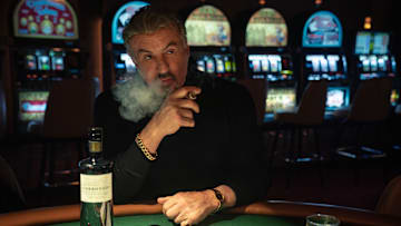 Sylvester Stallone as Dwight "The General" Manfredi of the Paramount+ original series TULSA KING. Photo Cr: Brian Douglas/Paramount+. © 2024 Viacom International Inc. All Rights Reserved.
