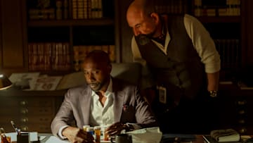 The new CBS show Watson promises a new take on its iconic character, but does it deliver? (L-R): Morris Chestnut as Dr. John Watson and Ritchie Coster as Shinwell Johnson 