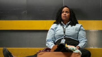HOW TO DIE ALONE - “How to Die Alone” follows Mel (Natasha Rothwell), a broke, fat, Black JFK airport employee who’s never been in love and forgotten how to dream, until an accidental brush with death catapults her on a journey to finally take flight and start living by any means necessary. (Disney/Lindsay Sarazin)
NATASHA ROTHWELL