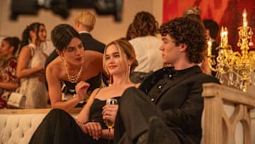 Cece Carroway (Sara Silva), Caroline Merteuil (Sarah Catherine Hook), and Lucien Belmont (Zac Burgess) in Cruel Intentions
