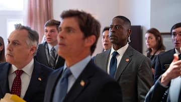 PARADISE - “The Day” - Sinatra and Xavier confront the past, returning to the harrowing day that brought them to Paradise. DAVID AARON BAKER, JAMES MARSDEN, STERLING K. BROWN