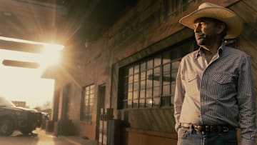 Billy Bob Thornton as Tommy Norris in season 1, episode 7 of Landman streaming on Paramount+. Photo credit: Emerson Miller/Paramount+.