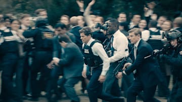 PARADISE - “The Day” - Sinatra and Xavier confront the past, returning to the harrowing day that brought them to Paradise. JAMES MARSDEN, STERLING K. BROWN, TYLER JACOB MOORE