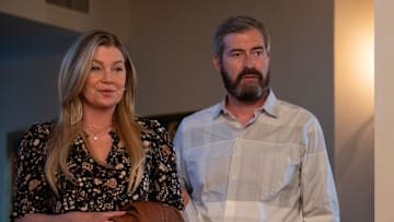 GOOD AMERICAN FAMILY - “Blood on Her Hands” - With the world watching, Natalia and the Barnetts face off in the court of law and the court of public opinion.  (Disney/Ser Baffo)
ELLEN POMPEO, MARK DUPLASS