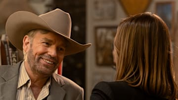 Billy Bob Thornton as Tommy Norris in season 1, episode 4 of Landman streaming on Paramount+. Photo credit: Emerson Miller/Paramount+.
