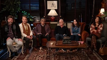 ONLY MURDERS IN THE BUILDING - “Lifeboat” - Charles, Oliver & Mabel combine forces with the film actors in an epic showdown against the Westies. You can't handle the truth. ZACH GALIFIANAKIS, MARTIN SHORT, EUGENE LEVY, STEVE MARTIN, SELENA GOMEZ, EVA LONGORIA