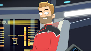 Jerry OConnell as Jack Ransom in episode 1, season 5 of Lower Decks streaming on Paramount+, 2024. Photo Credit: Paramount+