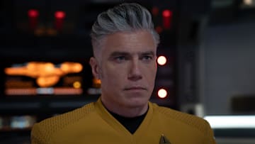 Anson Mount as Capt. Pike in season 3 , Episode 7 of Strange New Worlds streaming on Paramount+. Photo Credit: Marni GrossmanParamount+