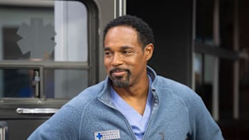 GREYÕS ANATOMY - ÒJump (for My Love)Ó - Meredith and Nick return to Grey Sloan to treat a liver transplant patient. Meanwhile, Bailey hosts an intern retreat at her home, and Winston and Ben aid an unexpected crash victim. THURSDAY, MARCH 13 (10:00-11:00 p.m. EDT) on ABC. (Disney/Anne Marie Fox) 
JASON GEORGE
