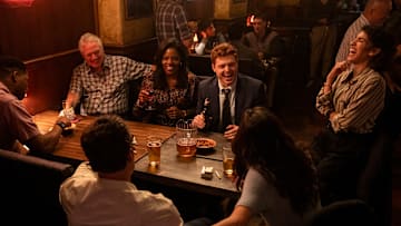 “Bend, Don’t Break” – A murder near Camp Pendleton leads Gibbs and the team to a suburban mall in San Diego, where Gibbs takes matters into his own hands. Jackson Gibbs pays Franks an unexpected visit, on NCIS: ORIGINS, Monday, Oct. 21 (10:00-11:00 PM, ET/PT) on the CBS Television Network, and streaming on Paramount+ (live and on-demand for Paramount+ with SHOWTIME subscribers, or on-demand for Paramount+ Essential subscribers the day after the episode airs)*. Pictured (L-R): Tyla Abercrumbie as