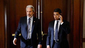 “Foreign Bodies” – As Vance prepares to host diplomatic talks with Venezuela, the team is called in to investigate the dead body of one of his inside men, on the CBS Original series NCIS, Monday, Oct. 21 (9:00-10:00 PM, ET/PT) on the CBS Television Network, and streaming on Paramount+ (live and on-demand for Paramount+ with SHOWTIME subscribers, or on-demand for Paramount+ Essential subscribers the day after the episode airs)*. Pictured (L-R): Gary Cole as NCIS Special Agent Alden Parker and