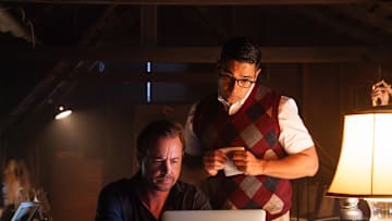 “Page-Turner” – Pictured: Sean Murray as Timothy McGee / McGregor and Wilmer Valderrama as S.S. Nicolas Torres / Rick Soares. Photo: Bill Inoshita/CBS ©2025 CBS Broadcasting, Inc. All Rights Reserved.