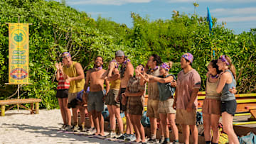 “Our Pickle on Blast” – Two castaways must mend fences after a wild tribal council. The Immunity Challenge leaves one group of castaways with a much-needed reward and safety in the game. Then, a secret advantage leads to a shocking change in the game, on SURVIVOR, Wednesday, Oct. 30 (8:00-9:30 PM, ET/PT) on the CBS Television Network, and streaming on Paramount+* (live and on-demand for Paramount+ with SHOWTIME subscribers, or on-demand for Paramount+ Essential subscribers the day after the
