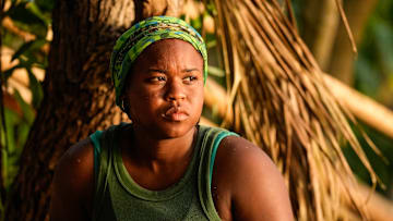 “Committing to the Bit” – Castaways must fly blind during the immunity challenge, leaving one tribe with tribal council in their sights. The rising tensions within the losing tribe culminate in a historic tribal council, on SURVIVOR, Wednesday, March 12 (8:00-9:30 PM, ET/PT) on the CBS Television Network, and available to stream on Paramount+*. Jeff Probst serves as host and executive producer. Pictured: Saiounia “Sai” Hughley. Photo: Robert Voets/CBS ©2024 CBS Broadcasting, Inc. All Rights