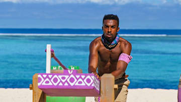 Kyle Fraser, pictured here during season 48 will return to compete on the milestone Season 50 of SURVIVOR, premiering Spring 2026 on CBS and Paramount+. Kyle is previously the winner of Season 48. Photo: CBS ©2025 CBS Broadcasting, Inc. All Rights Reserved. Highest quality screengrab available.