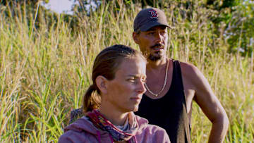 "The Penultimate Step of the War" - Amber Brkich Mariano and Boston Rob Mariano on the two-hour Thirteenth episode of SURVIVOR: WINNERS AT WAR, airing Wednesday, May 6th (8:00-10:00 PM, ET/PT) on the CBS Television Network. Photo: Screen Grab/CBS Entertainment ©2020 CBS Broadcasting, Inc. All Rights Reserved