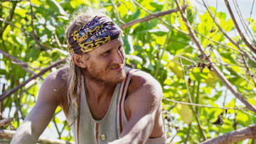 "The Penultimate Step of the War" - Tyson Apostol on the two-hour Thirteenth episode of SURVIVOR: WINNERS AT WAR, airing Wednesday, May 6th (8:00-10:00 PM, ET/PT) on the CBS Television Network. Photo: Screen Grab/CBS Entertainment ©2020 CBS Broadcasting, Inc. All Rights Reserved