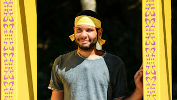 “Hot Grim Reaper” – After tribal council’s most recent idol play, castaways set out on a “defensive” idol search. One of the game’s toughest antagonists breaks down and shares a side of vulnerability with their tribemates. Then, the stakes of this week’s individual immunity challenge are raised when group immunity is on the line, on SURVIVOR, Wednesday, Nov. 12. Jeff Probst serves as host and executive producer. Pictured: Alex Moore. Photo: Robert Voets/CBS ©2025 CBS Broadcasting, Inc. All