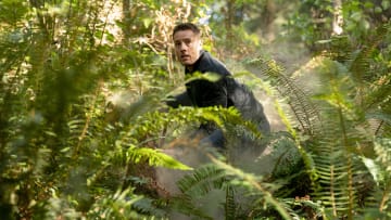 “Klamath Falls” – Colter Shaw, a lone-wolf survivalist who roams the country as a reward seeker, using his expert tracking skills to help private citizens and law enforcement solve all manner of mysteries while contending with his own fractured family. In the premiere episode, Colter’s handlers, Velma and Teddi Bruin, send him to Klamath Falls, Ore., to investigate the disappearance of 14-year-old Gil Brown who is suspected to have been taken by his birth dad with a criminal background. While