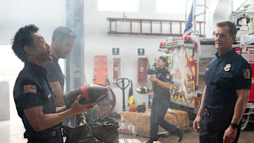 9-1-1 - ÒMasksÓ - The 118 is once again working on the spookiest night of the year and missing out on all the tricks and treats. Meanwhile, BuckÕs Halloween decorations become a little scarier than he had hoped. THURSDAY, OCT. 24 (8:00-9:00 p.m. EDT) on ABC. 
KENNETH CHOI, RYAN GUZMAN, PETER KRAUSE