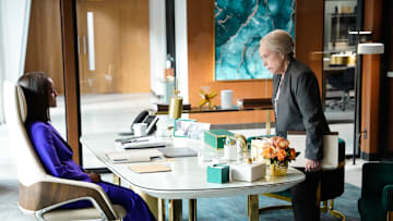 “Friends” – Matty helps Olympia take on Elijah’s cousin’s wrongful termination case. Also, Edwin worries that the longer Matty remains at Jacobson Moore, the more she puts herself in danger of being caught, on MATLOCK, Thursday, Jan. 30 (9:00-10:00 PM, ET/PT) on the CBS Television Network, and streaming on Paramount+ (live and on demand for Paramount+ with SHOWTIME subscribers, or on demand for Paramount+ Essential subscribers the day after the episode airs)*. Pictured (L-R): Skye P. Marshall as
