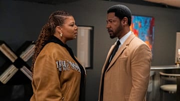 “Justified” – When a note McCall receives leads her to the location of her late father’s car, she must revisit the past to uncover who was behind his carjacking and murder nearly 30 years prior, on the CBS Original series THE EQUALIZER, Sunday, May 14 (8:00-9:00 PM, ET/PT) on the CBS Television Network, and available to stream live and on demand on Paramount+. Pictured (L-R): Queen Latifah as Robyn McCall and Tory Kittles as Detective Marcus Dante. Photo: Michael Greenberg/CBS ©2023 CBS
