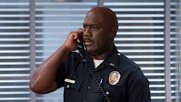 THE ROOKIE - “Mutiny And The Bounty” - The team helps Skip Tracer Randy when his new love interest is kidnapped. Meanwhile, Angela and Nyla enlist their moms to help catch a con artist, and Wesley is threatened to drop a case. TUESDAY, MAY 6 (9:00-10:01 p.m. EDT) on ABC. (Disney/Mike Taing) 
RICHARD T. JONES