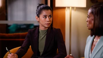 Matlock – Pictured (L-R): Leah Lewis as “Sarah Franklin”. Photo: Sonja Flemming/CBS ©2025 CBS Broadcasting, Inc. All Rights Reserved.