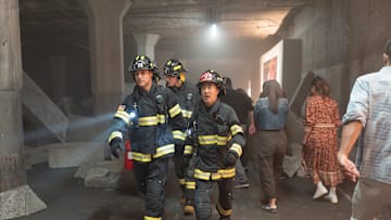 9-1-1 -“The Sky is Falling” - Disney/Christopher Willard
RYAN GUZMAN, OLIVER STARK, KENNETH CHOI