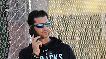 Arizona Diamondbacks general manager Mike Hazen during spring training workouts at Salt River Fields at Talking Stick near Scottsdale on Feb. 20, 2024.