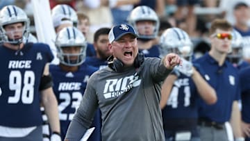 Mike Bloomgren was fired Sunday as head coach of the Rice Owls. Thomas Shea-Imagn Images