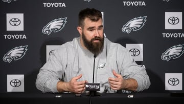 Philadelphia Eagles center Jason Kelce shared the harsh truth about the offense as the team's running backs struggle.