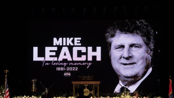Last-minute preparations continue for the Mike Leach memorial service in Humphrey Coliseum at Mississippi State in Starkville, Miss., Tuesday, Dec. 20 2022.

Tcl Mike Leach Memorial

Syndication The Clarion Ledger