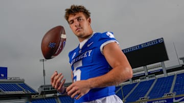 Kentucky Wildcat quarterback Zach Calzada. Friday, August 1, 2025