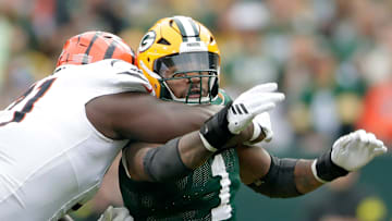 Green Bay Packers defensive end Micah Parsons (1) against the Cincinnati Bengals on Sunday, October 12, 2025, at Lambeau Field in Green Bay, Wis.Green Bay defeated Cincinnati 27-18.
Wm. Glasheen USA TODAY NETWORK-Wisconsin